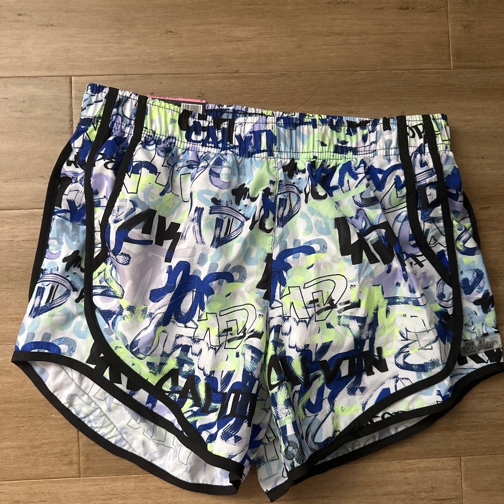 NWT Calvin Klein small running shorts